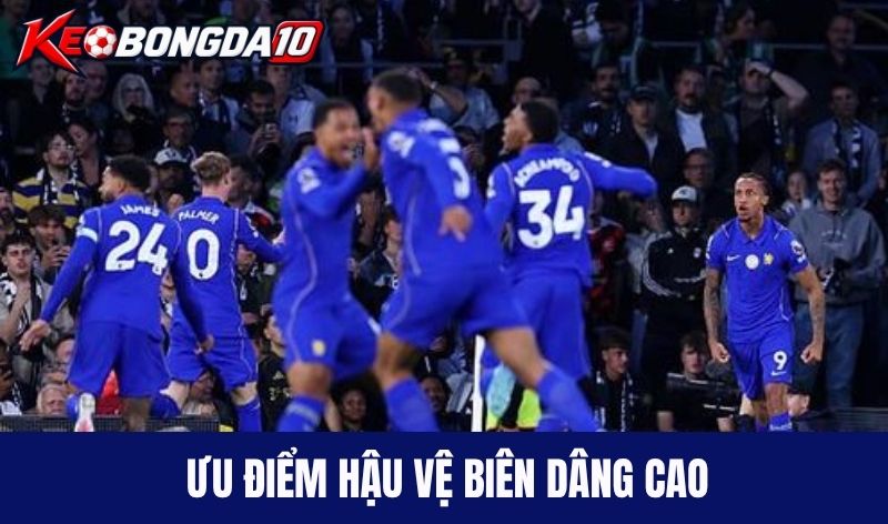 uu diem hau ve bien dang cao Ưu điểm khi khai thác hành lang bằng Hậu vệ biên dâng cao
