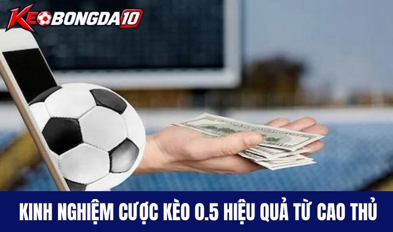 kinh nghiem cuoc keo chap nua trai Kinh nghiệm cược kèo 0.5 hiệu quả từ cao thủ